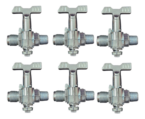 REGISTRO  DURATA  1/4 BSPT(E) X 1/8 BSP(I) X 3/8 SAE BAIXA PRESSAO