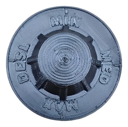 Botão Manipulador Kinob Forno Layr Antigo MIN-MED-MAX 3D