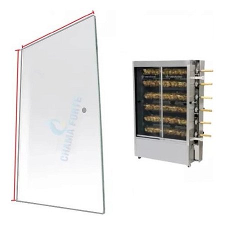 1230x430 C/furo Vidro Frangueira Assadeira Venâncio Fh60 E Sgf3