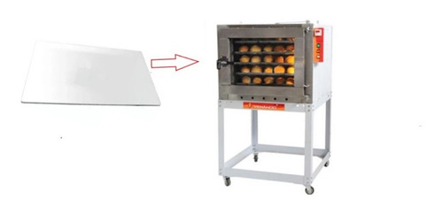720x560 Vidro Compativel C/ Forno Turbo 5 Esteiras Twister Venâncio Antigo