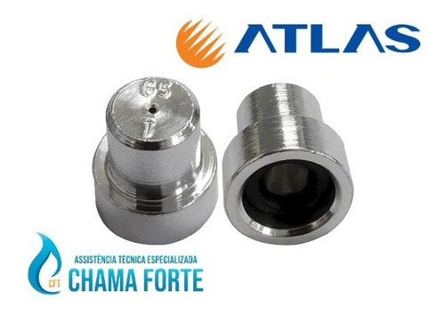 Injetor Atlas Alumínio Furo De 0,65