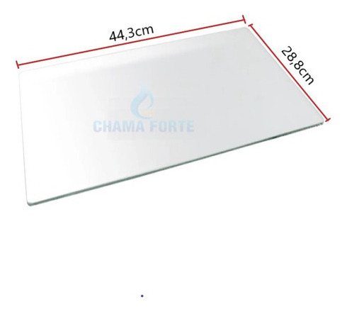 443x288 443x289 Suggar 44l Fe4401ix Vidro 4mm Para Forno Elétrico