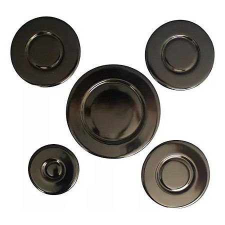 Kit Espalhadores Tampinhas Fogão Cooktop Fischer Original 1642 ANTIGO