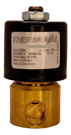Válvula Solenóide Gás Thermoval 1/8 220v 13w -