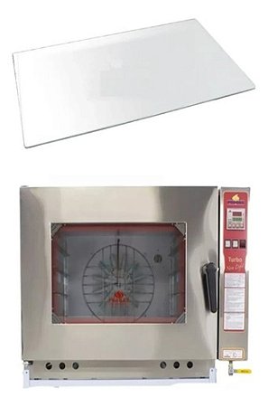 716x515 Progás 5 Esteiras Prp-5000nl Vidro 5mm Forno Turbo