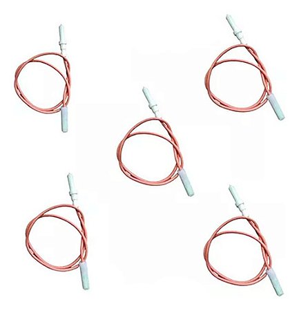 Kit 5 Velas Centelhadores Elétrodos Fogão Cooktop Fischer 1642