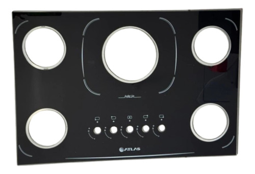 VIDRO MESA 5Q TC PRETO COOKTOP AGILE 21