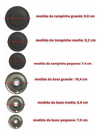 Jogo De Espalhador  Fogão Utop Antigo E GENOVA 5 bocas