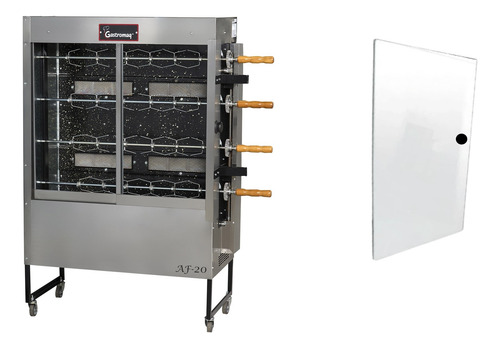 750x450 Gpaniz Af-20 Vidro 5mm Do Forno Frangueira