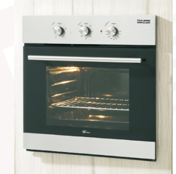 Puxador  inox Forno Elétrico Max Gusto de embutir 62L