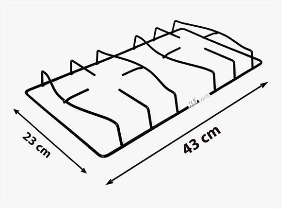 GRELHA ESMALTEC TOPAZIO 6B CENTRAL ORIG