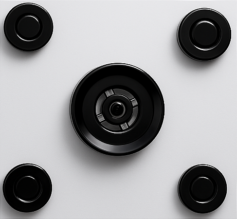 Kit Espalhadores E Queimadores Fogão Gran Cheff Com TC Fischer