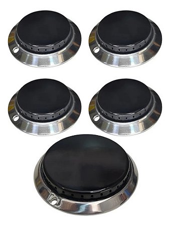 Kit 5 Bocas Chef Para Fogão Electrolux 76lbu 76lsu