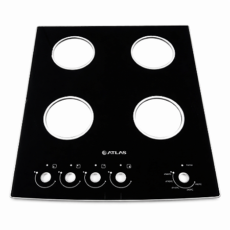 Mesa Vidro Fogão Atlas 4 Bocas Original Atenas Monaco Agile