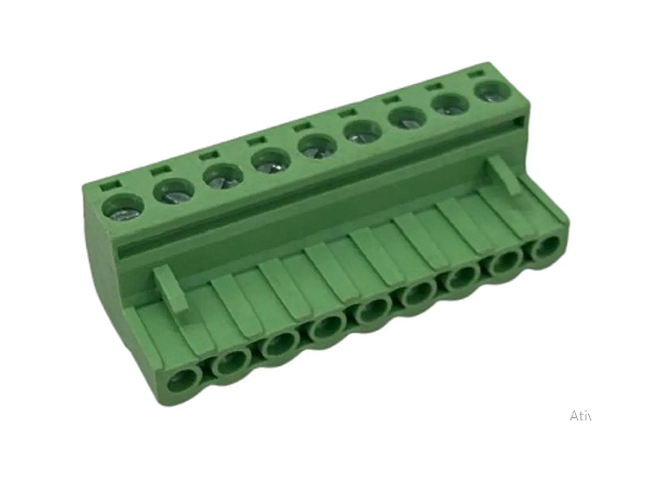 Conector Borne Femea 9 Vias 5,08mm 90° Wj2edgk-5.08-9p