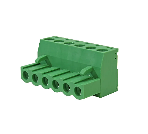 Conector Borne Femea 7 Vias 5,08mm 90° Wj2edgk-5.08-9p