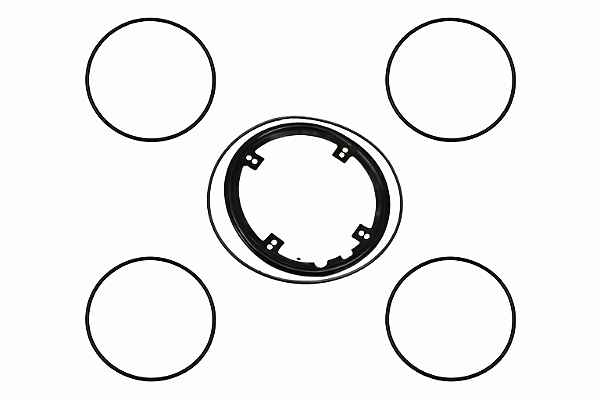 Kit anel Vedação base da trempe Cooktop Tripla Chama Fischer