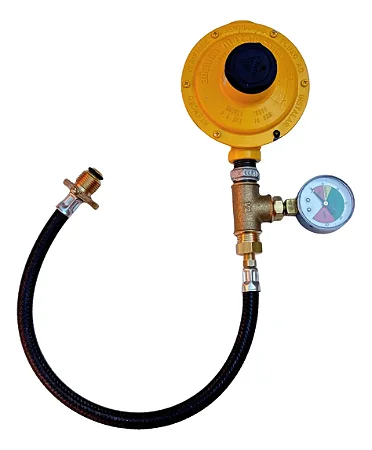 Registro Regulador Gás 12kg Baixa Pressão Kit 1 Botijão P45