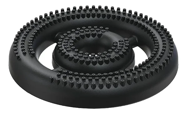 Queimador Alta Pressão Coroa De Fogão Furado Duplo 30cm