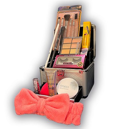 KIT COMPLETO DE MAQUIAGEM CASEIRA (12 PRODUTOS) 