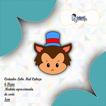 Cortador Cabeça Lobo Mal