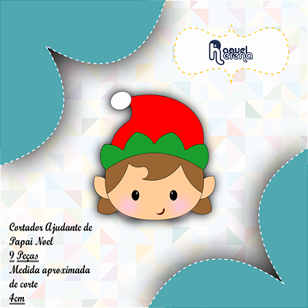Kit Cortador Ajudante de Papai Noel