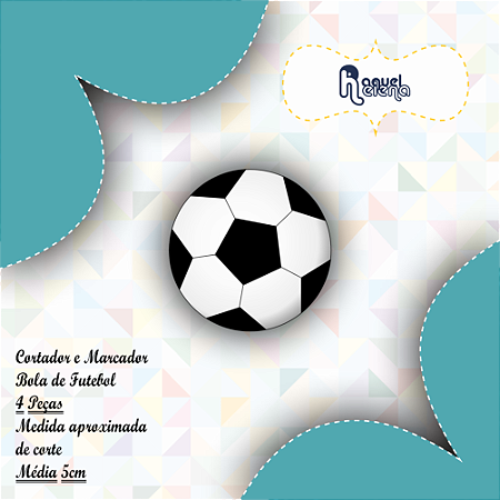 Kit Cortador e Marcador Bola de Futebol
