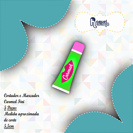Kit Cortador e Marcador Carmed 6cm