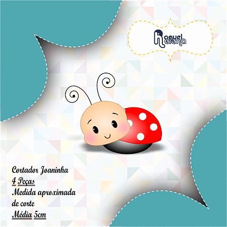 Kit Cortador Joaninha 5cm