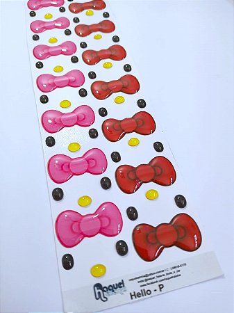 Adesivos Resinados Raquel Helena Ref.: Hello