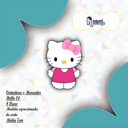 Kit Cortador e Marcador Hello Kitty 04
