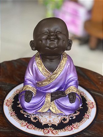Buda da Gratidão (lilás/negro)