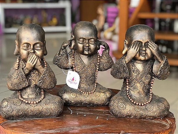 Trio Sabedoria GG (dourado envelhecido)