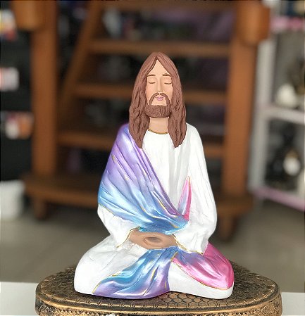 Jesus meditando (Furta cor)