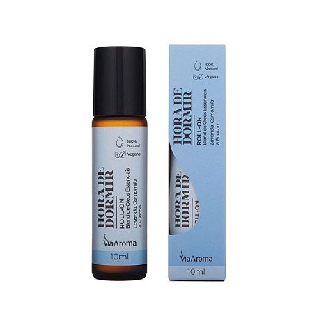 Roll-On Blend Óleos Essenciais Hora de Dormir Via Aroma - 10ml