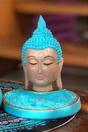 Incensário Busto Buda (Apatita)