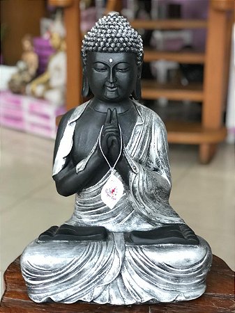 Buda GG (Preto/prateado)