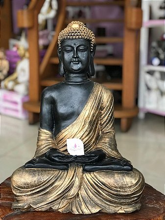 Buda GG (Preto/dourado)