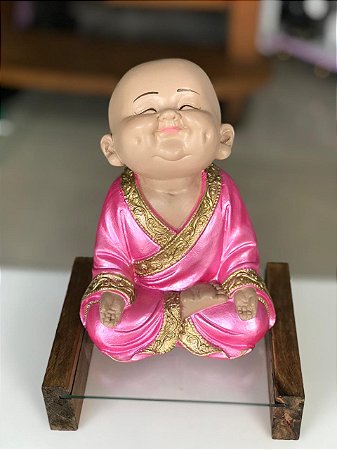 Buda da Gratidão (Rosa cintilante)