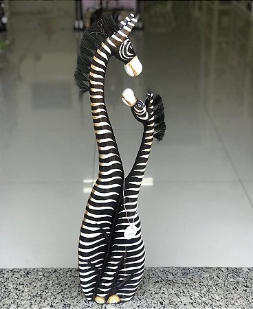 Zebra mãe e filha
