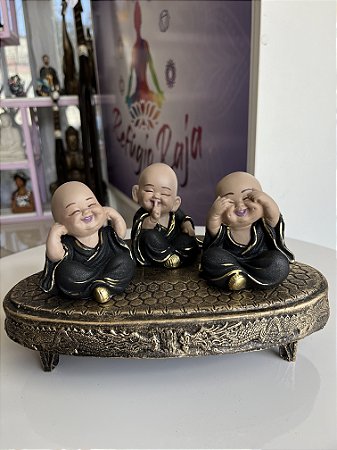 Trio da sabedoria (preto)