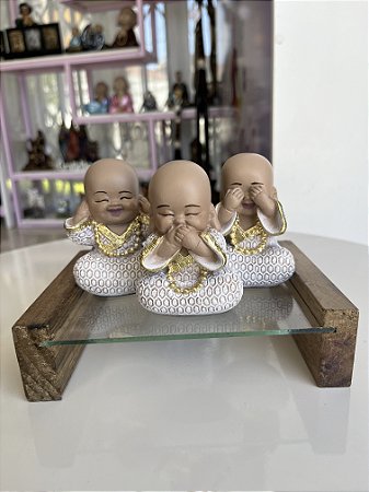 Trio da sabedoria (branco)