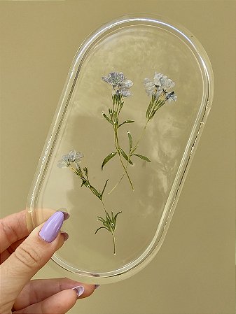 Bandejinha em resina - Agapanthus