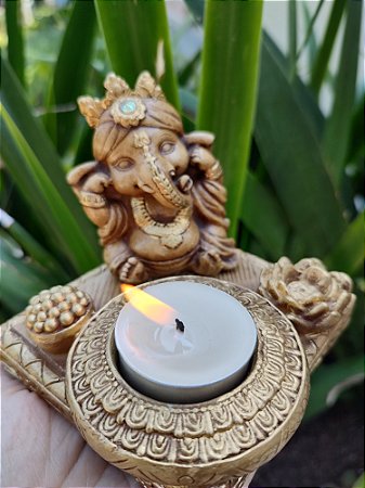 Porta Velas Ganesha