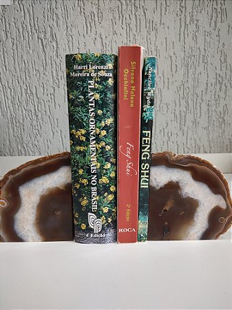 Porta Livros em Ágata