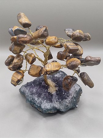 Árvore da Vida em olho de tigre