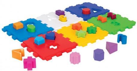 Jogo de Argolas Infantil Educativo Divertido p/ bebes 12pcs - DaiCommerce