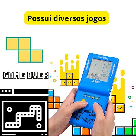 Mini Game Portátil Retrô Clássico 9999 em 1 Brick Game