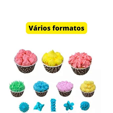 Kit Jogo Confeiteiro 8 peças Saco com Bico e Espátula alisadora Inox Bolo  Confeitar Conjunto Decoração - Insta Home - Utensílios para Confeitaria -  Magazine Luiza