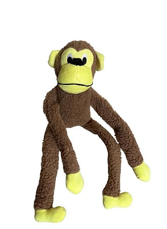 Brinquedo Macaco Marrom Chalesco para Cães